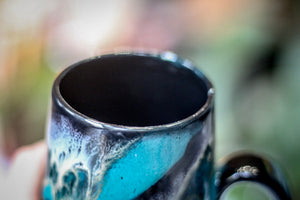 14-D Turquoise Grotto Notched Mug, 17 oz.