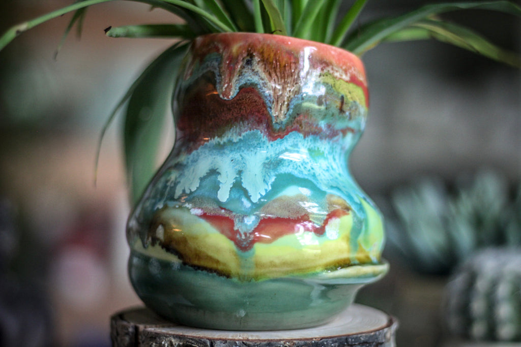 02-C "Fun" Gourd Planter