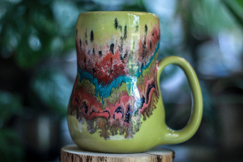 02-B Desert Rainbow Variation Gourd Mug - MINOR MISFIT, 20 oz. - 10% off