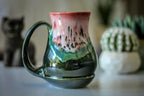 02-D Coral Meadow Flared Acorn Mug, 16 oz.