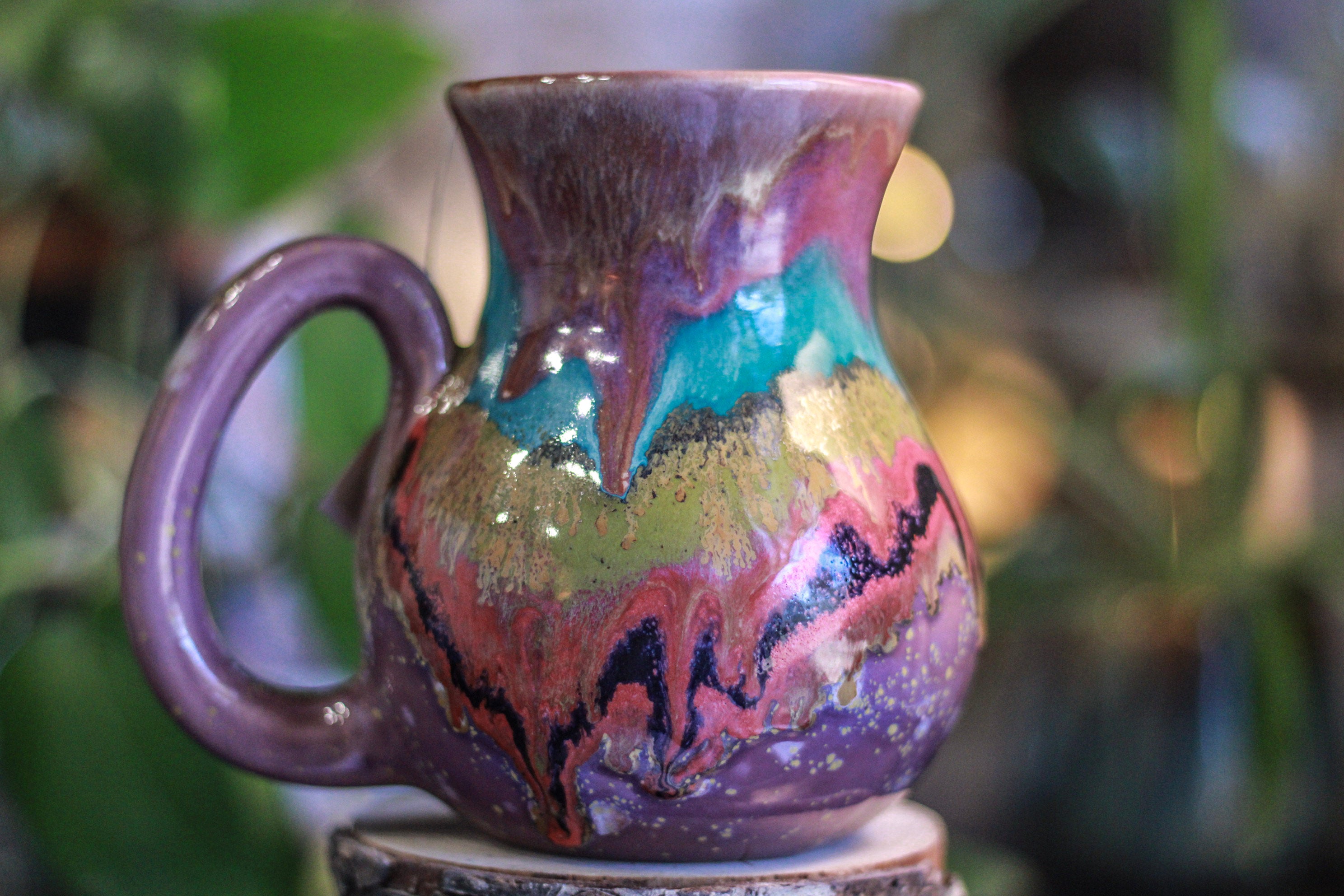 03-B Rainbow Grotto Flared Notched Mug, 23 oz.