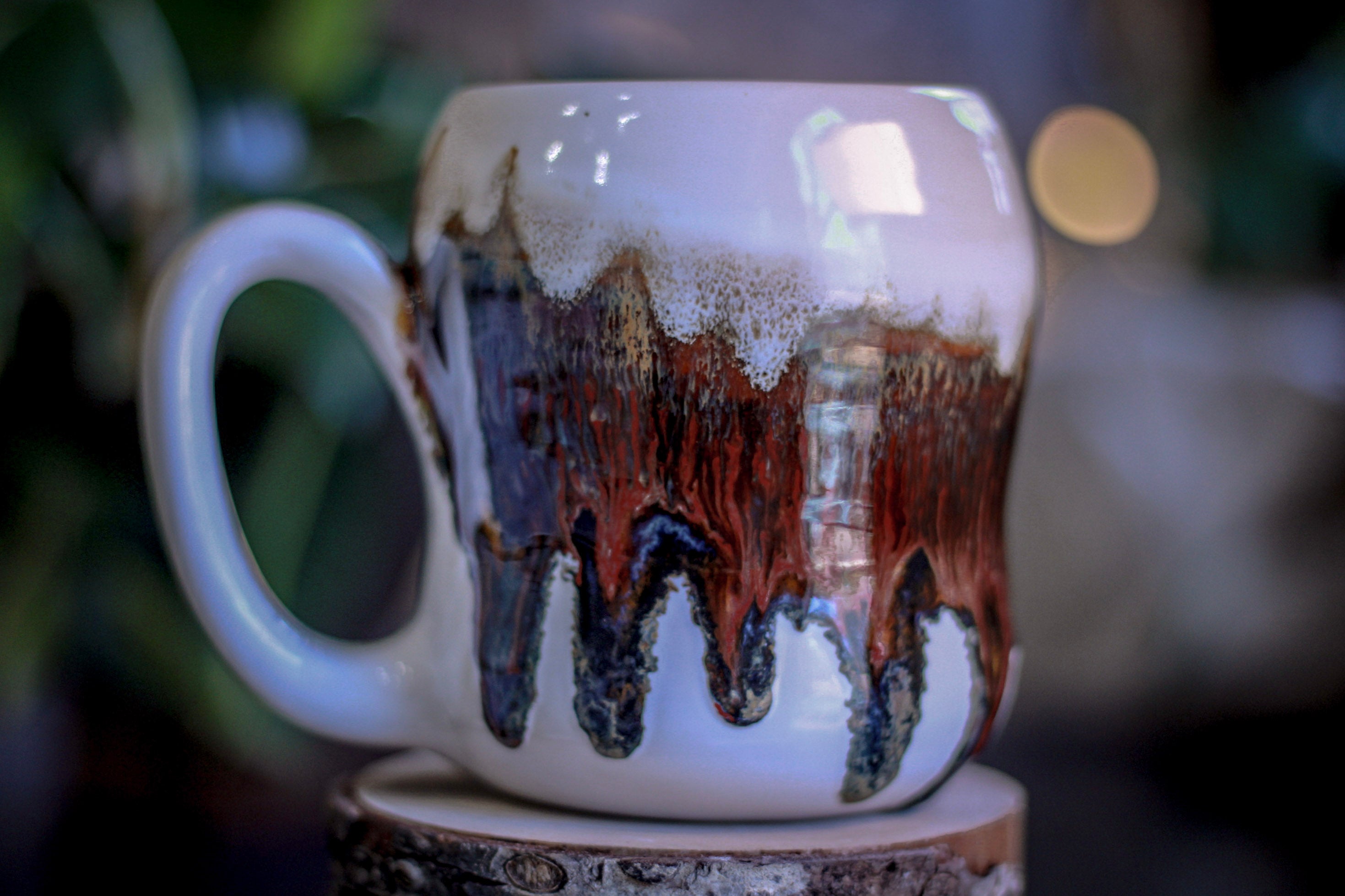 02-B Fire & Ice Gourd Mug, 21 oz.