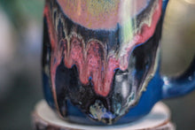 Load image into Gallery viewer, 14-B Blue PROTOTYPE Notched Mug - TOP SHELF MISFIT, 23 oz.