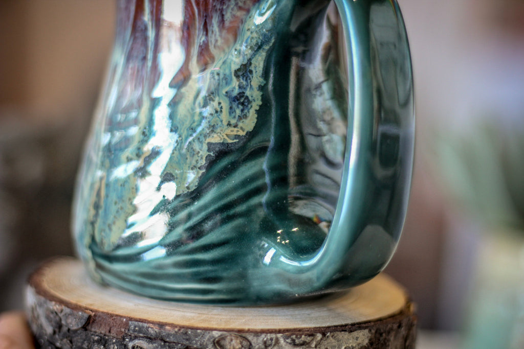 12-D New Wave Flared Textured Mug, 15 oz.