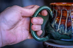 13-D New Wave Barely Flared Textured Mug, 17 oz.