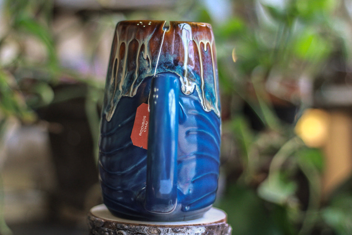 14-D New Wave Notched Textured Mug - MINOR MISFIT, 24 oz. - 10% off