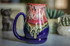 13-B Coral Mountain Meadow Barely Flared Acorn Mug, 19 oz.