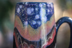 14-B Blue PROTOTYPE Notched Mug - TOP SHELF MISFIT, 23 oz.