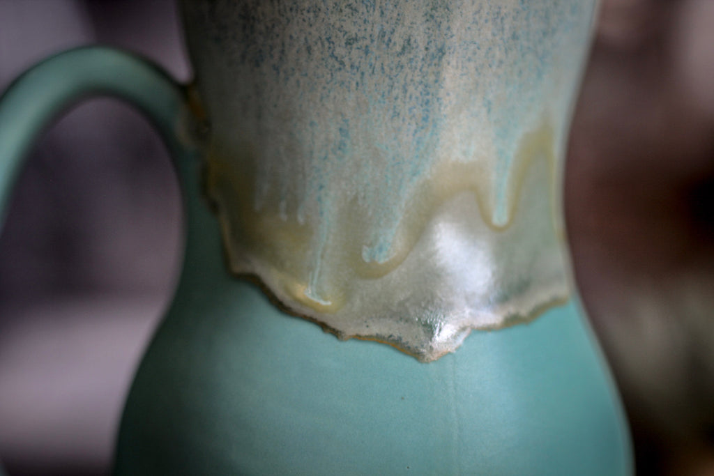 14-D Atlantean Jade Gourd Mug, 15 oz.