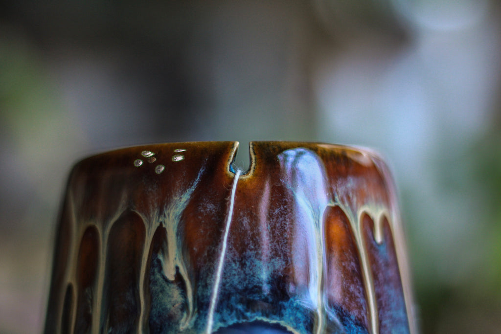 14-D New Wave Notched Textured Mug - MINOR MISFIT, 24 oz. - 10% off