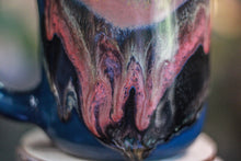 Load image into Gallery viewer, 14-B Blue PROTOTYPE Notched Mug - TOP SHELF MISFIT, 23 oz.