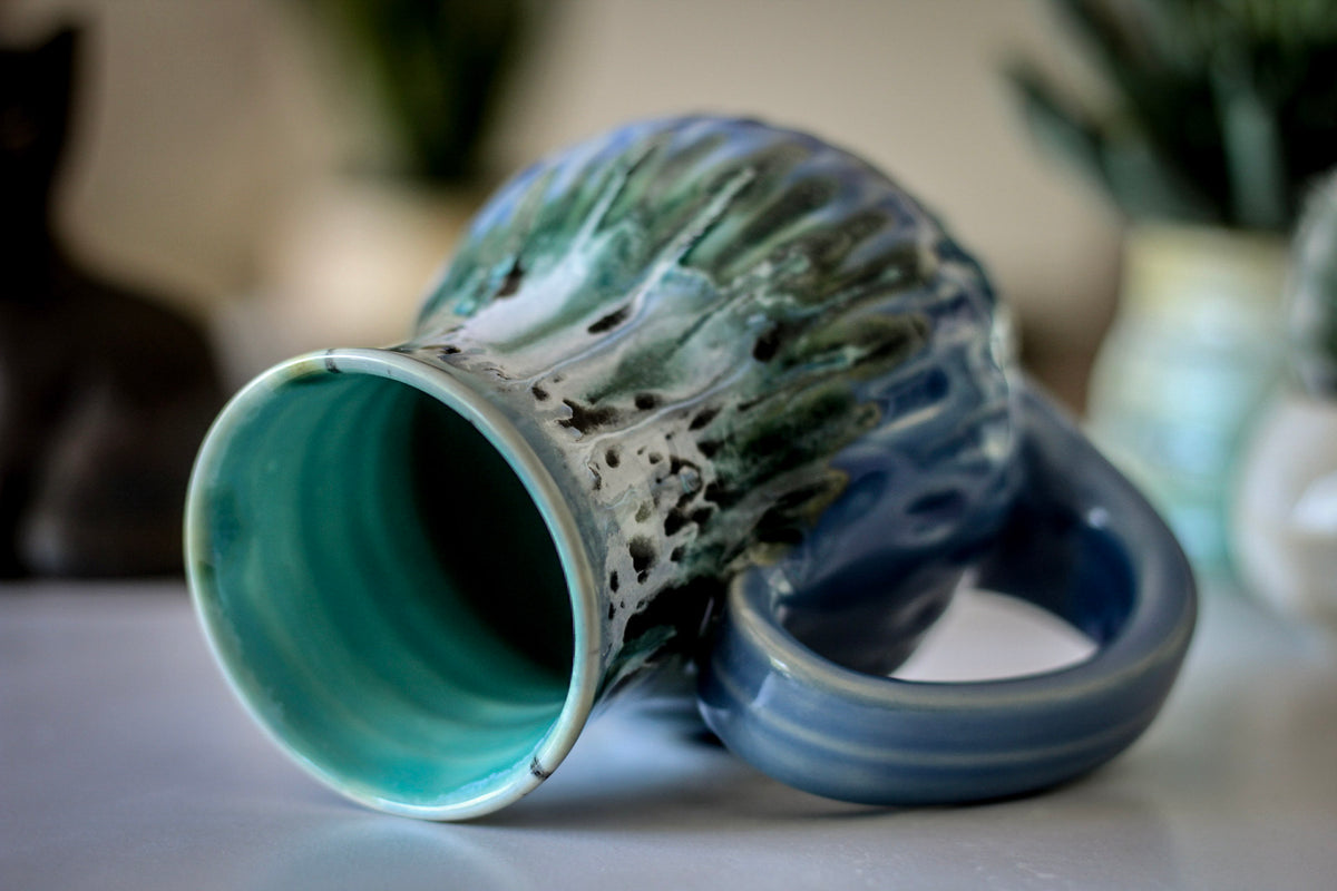 15-D PROTOTYPE Barely Flared Textured Mug - MISFIT, 16 oz. - 10% off