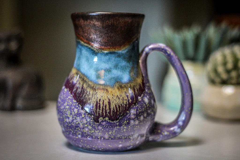 14-B Copper Agate Barely Flared Acorn Mug, 20 oz.