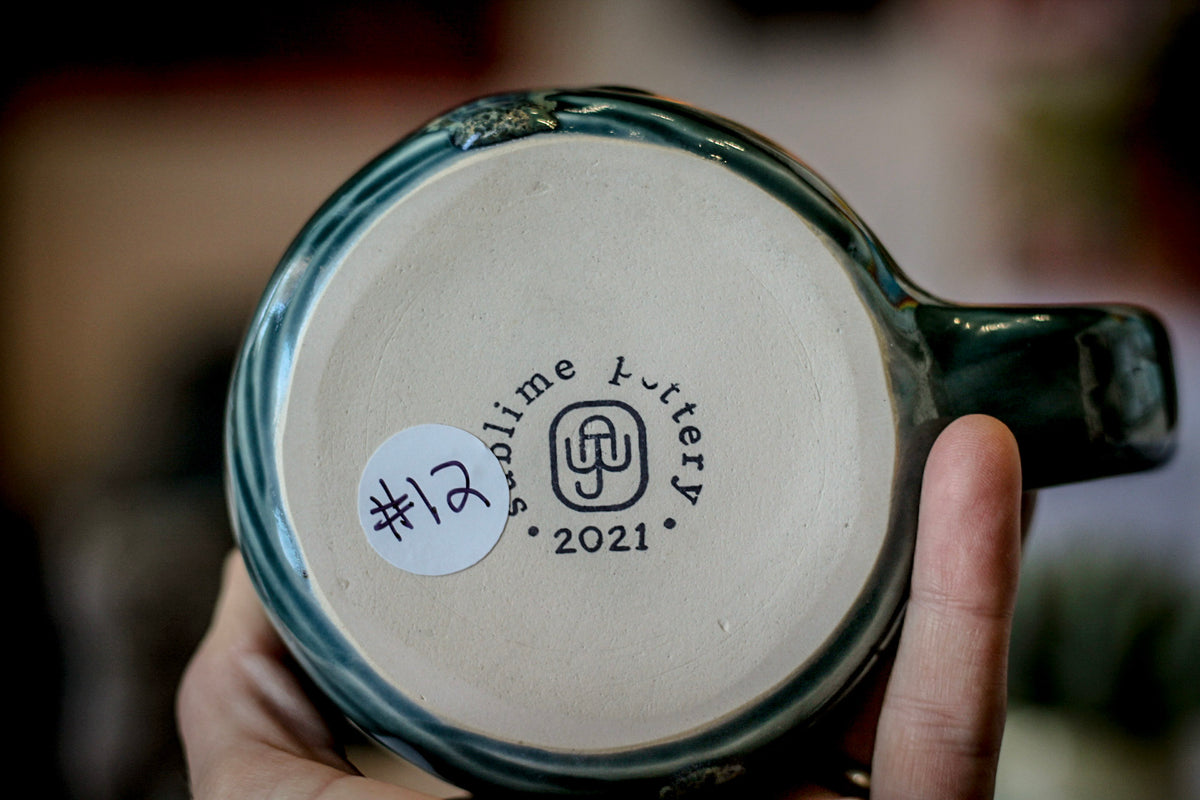 12-D New Wave Flared Textured Mug, 15 oz.