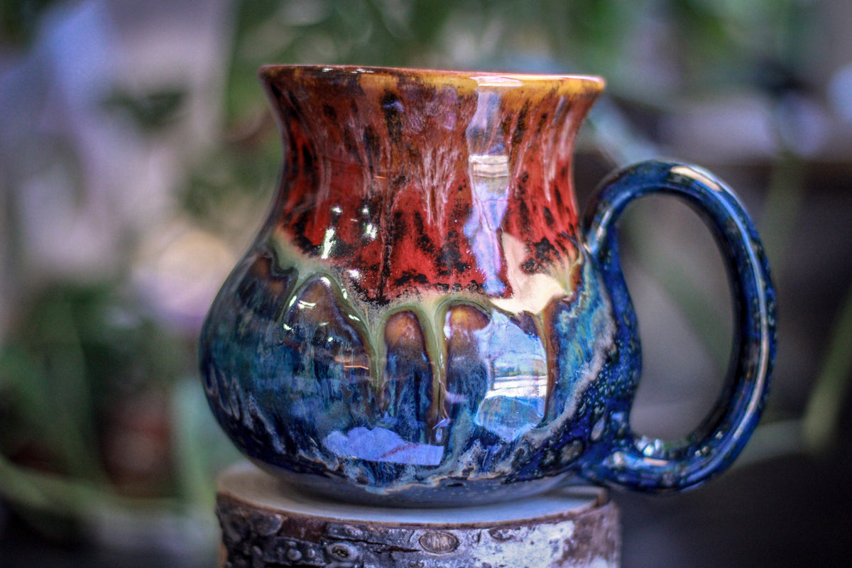 13-A Molten New Earth Flared Mug - TOP SHELF, 25 oz.