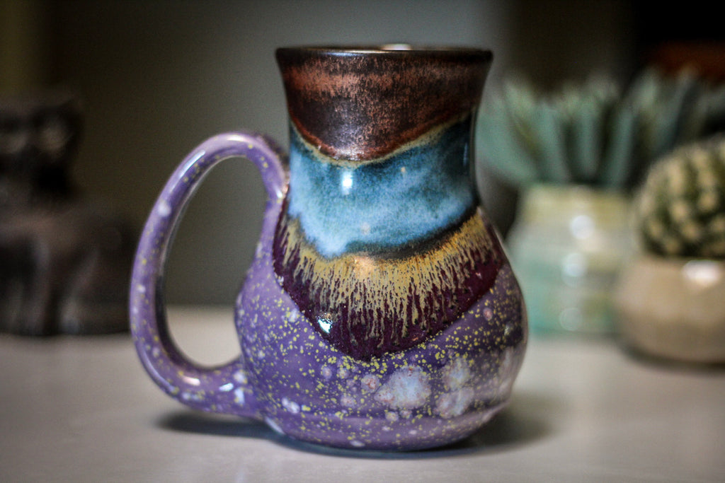14-B Copper Agate Barely Flared Acorn Mug, 20 oz.