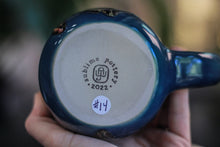 Load image into Gallery viewer, 14-B Blue PROTOTYPE Notched Mug - TOP SHELF MISFIT, 23 oz.