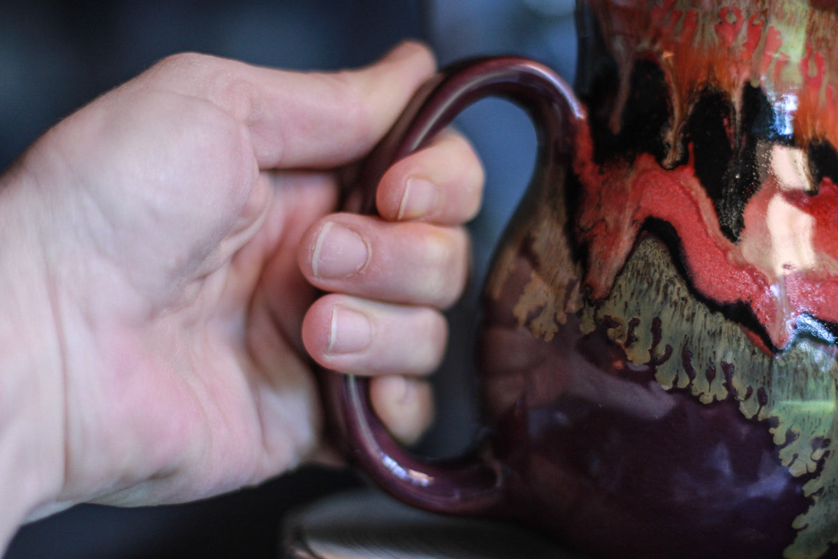 15-A Molten Strata Variation Flared Mug, 19 oz.