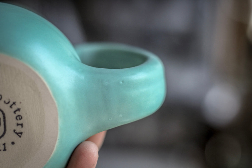 14-D Atlantean Jade Gourd Mug, 15 oz.