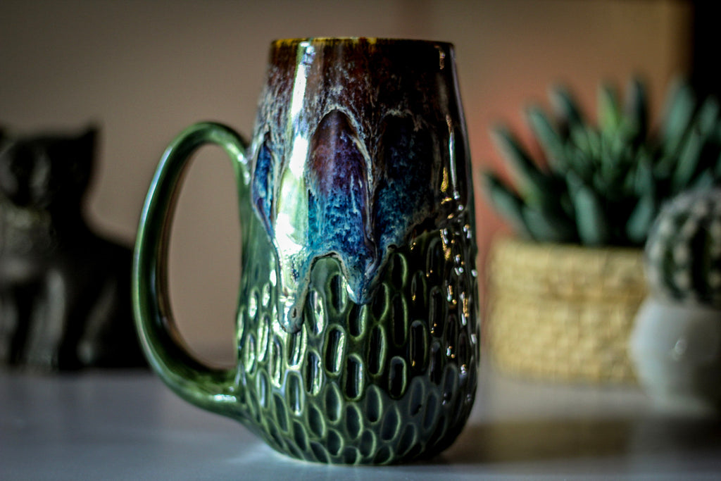 17-D EXPERIMENT Textured Mug - TOP SHELF MISFIT, 23 oz.
