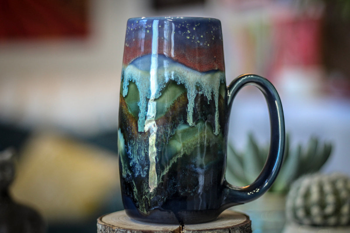 16-A Rocky Mountain High Stein Mug - TOP SHELF, 19 oz.