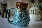 17-G EXPERIMENT Barely Flared Textured Mug, 17 oz.