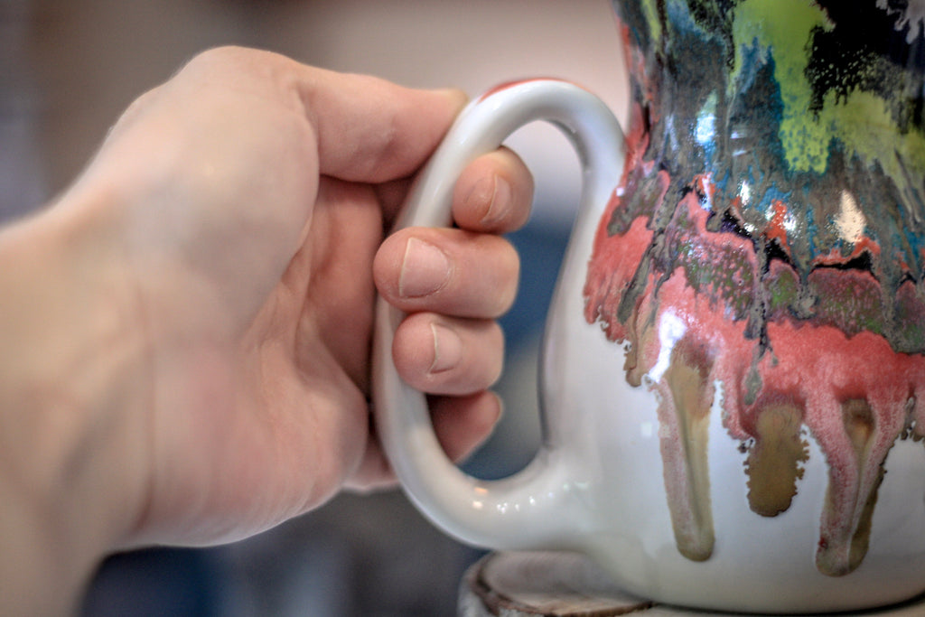 02-B Snowy Grotto Variation Flared Mug, 18 oz.