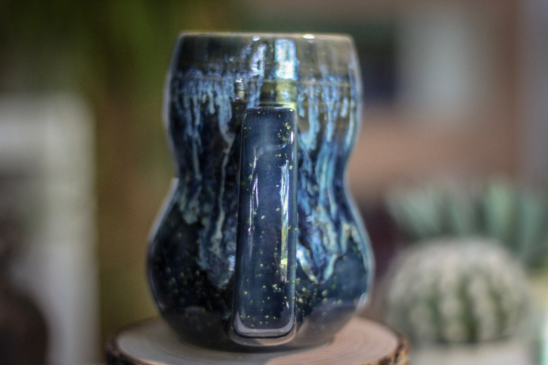 02-E Astral Wave Gourd Mug, 14 oz.