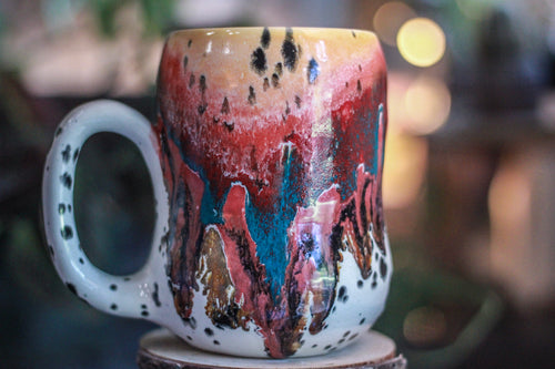 02-B Desert Rainbow Gourd Mug - TOP SHELF MISFIT, 24 oz.