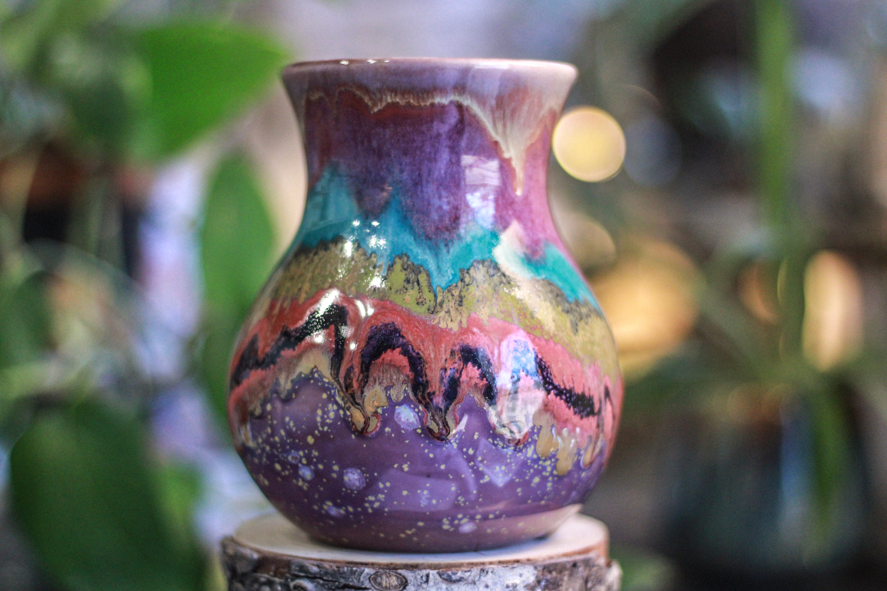 03-B Rainbow Grotto Flared Notched Mug, 23 oz.