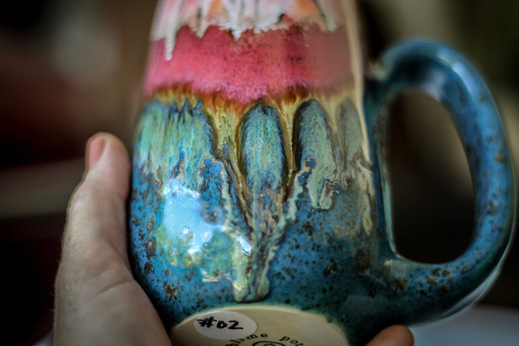 02-A Coral Mountain Meadow Mug - TOP SHELF, 19 oz.