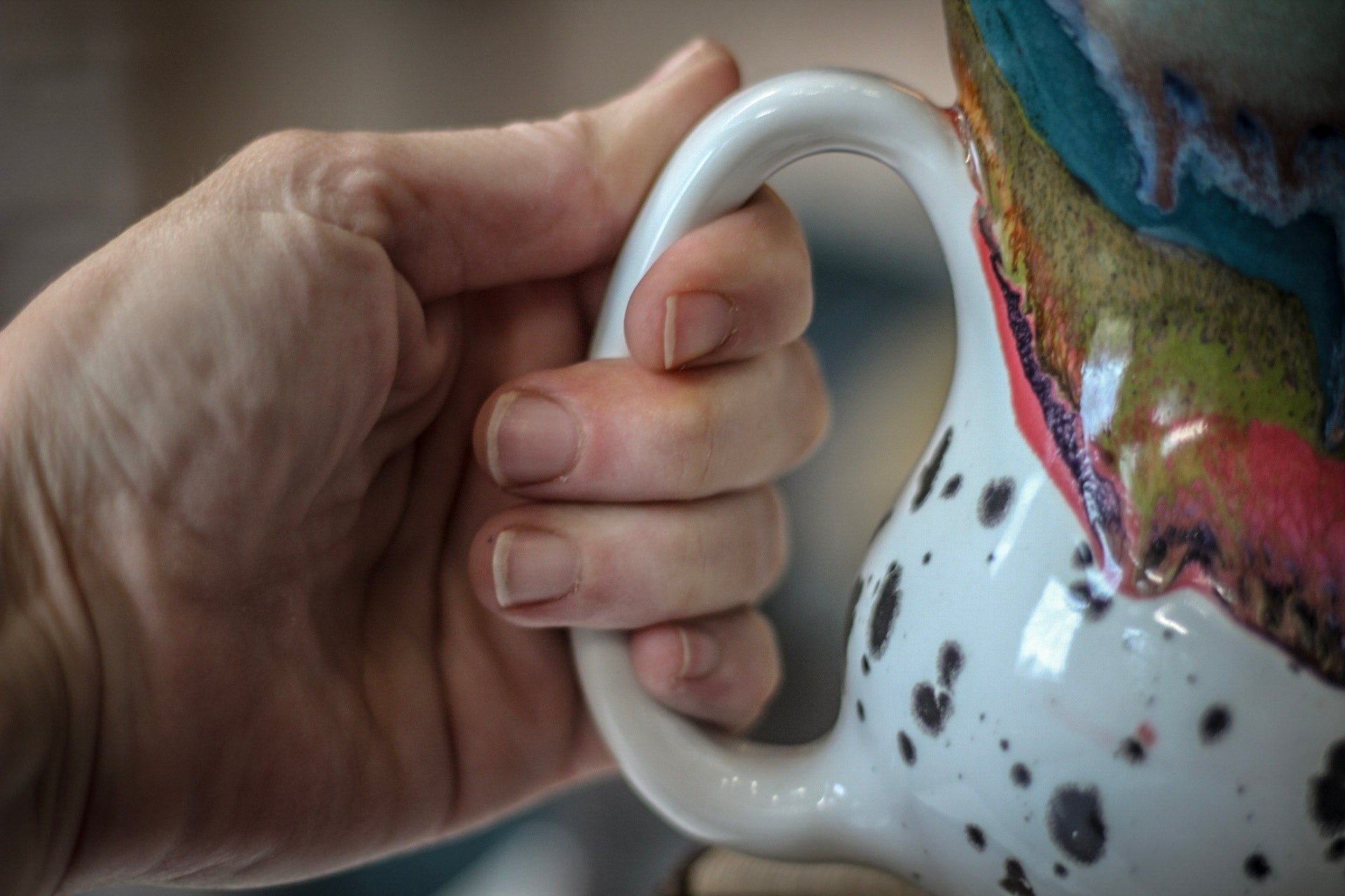 03-B Snowy Sonora Grotto Gourd Mug - MINOR MISFIT, 15 oz. - 10% off