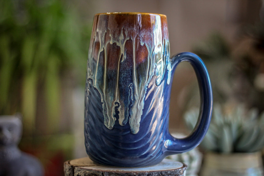 14-D New Wave Textured Mug, 21 oz.