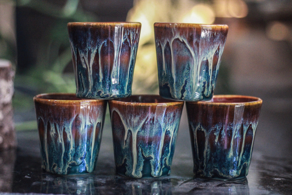 11-I New Wave Large Shot Glasses, 3 oz.