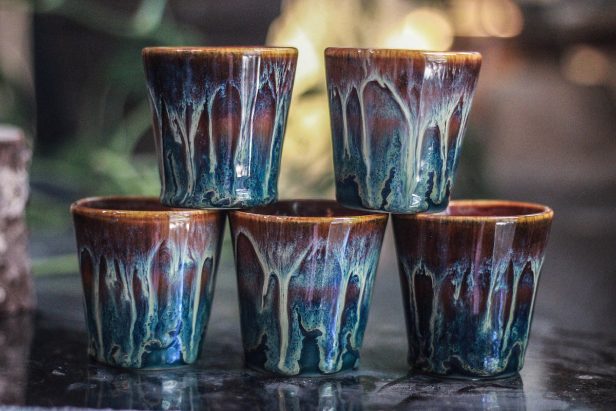 11-I New Wave Large Shot Glasses, 3 oz.
