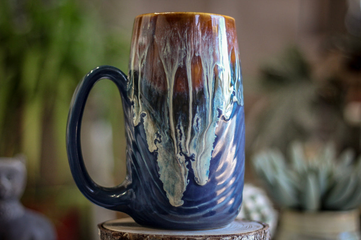 14-D New Wave Textured Mug, 21 oz.