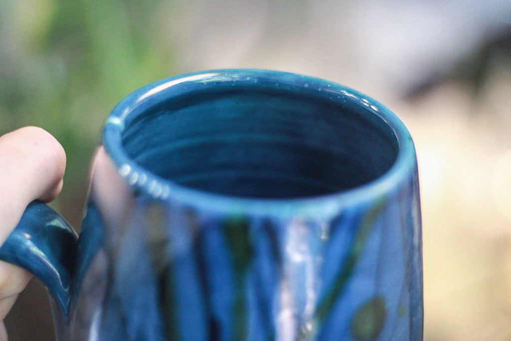 14-B Labradorite Notched Mug, 24 oz.