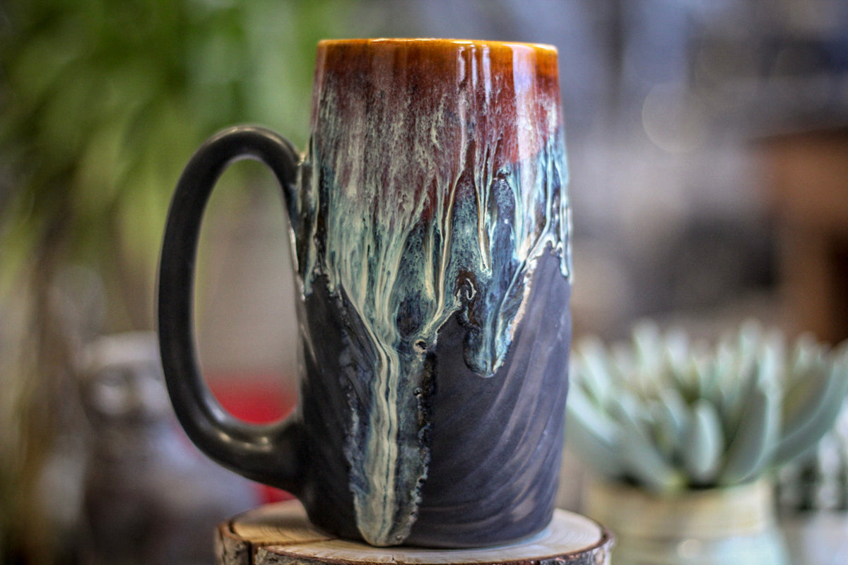 17-D New Wave Textured Stein Mug, 21 oz.