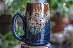 13-C Molten Rainbow Cheetah Notched Textured Acorn Mug - MISFIT, 24 oz. - 10% off