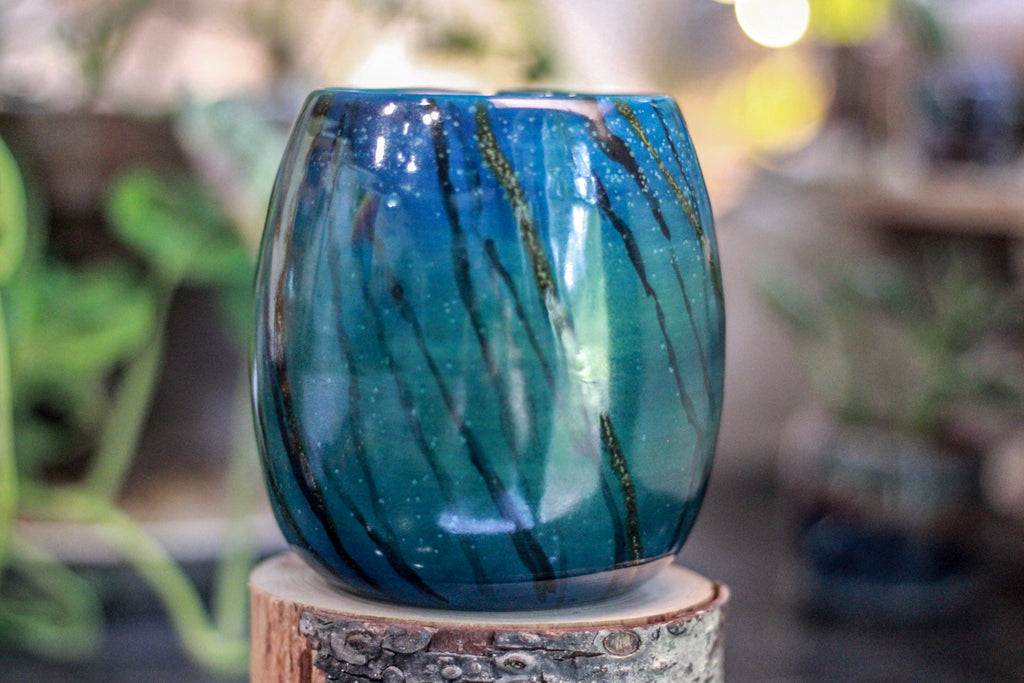 21-A  Labradorite Notched Mug - TOP SHELF, 28 oz.