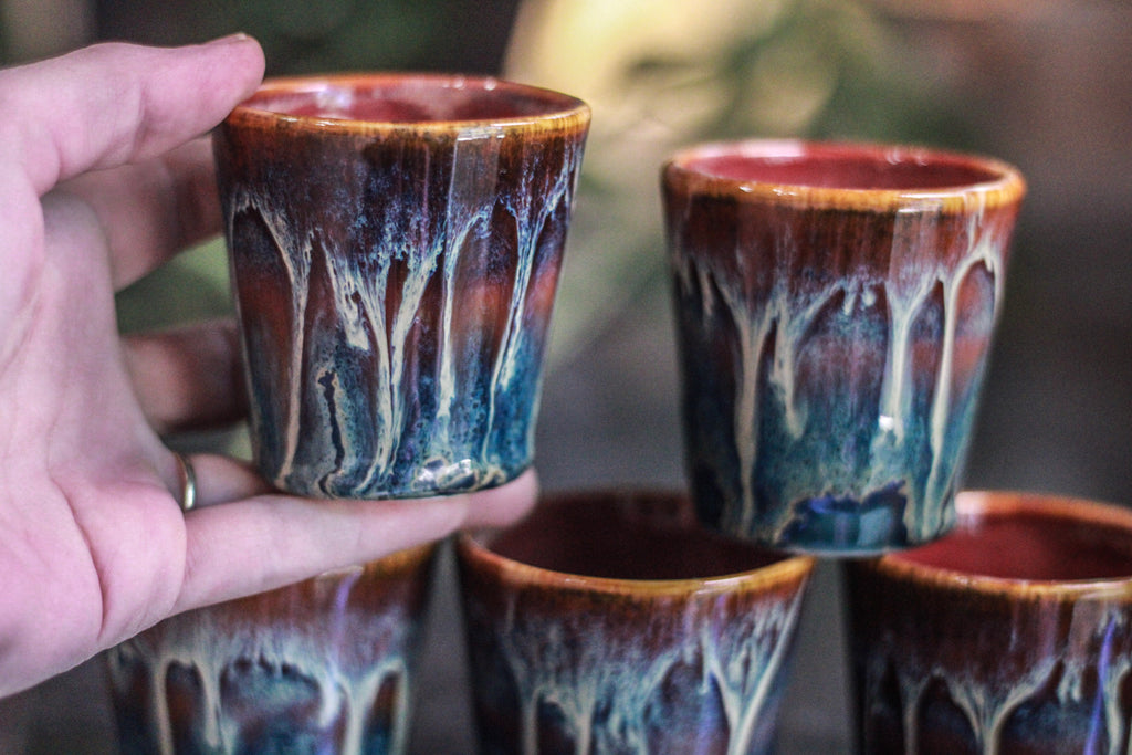 11-I New Wave Large Shot Glasses, 3 oz.