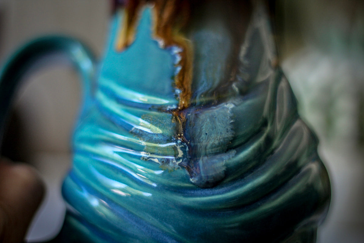 17-G EXPERIMENT Barely Flared Textured Mug, 17 oz.