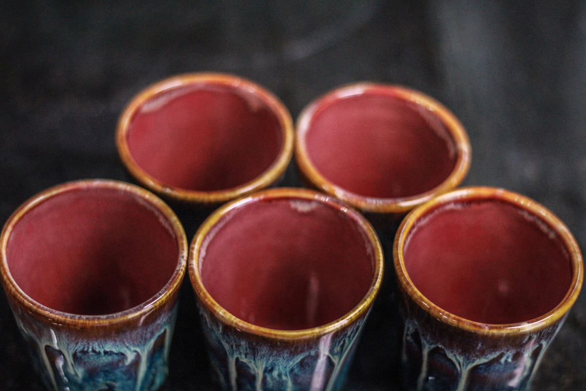11-I New Wave Large Shot Glasses, 3 oz.