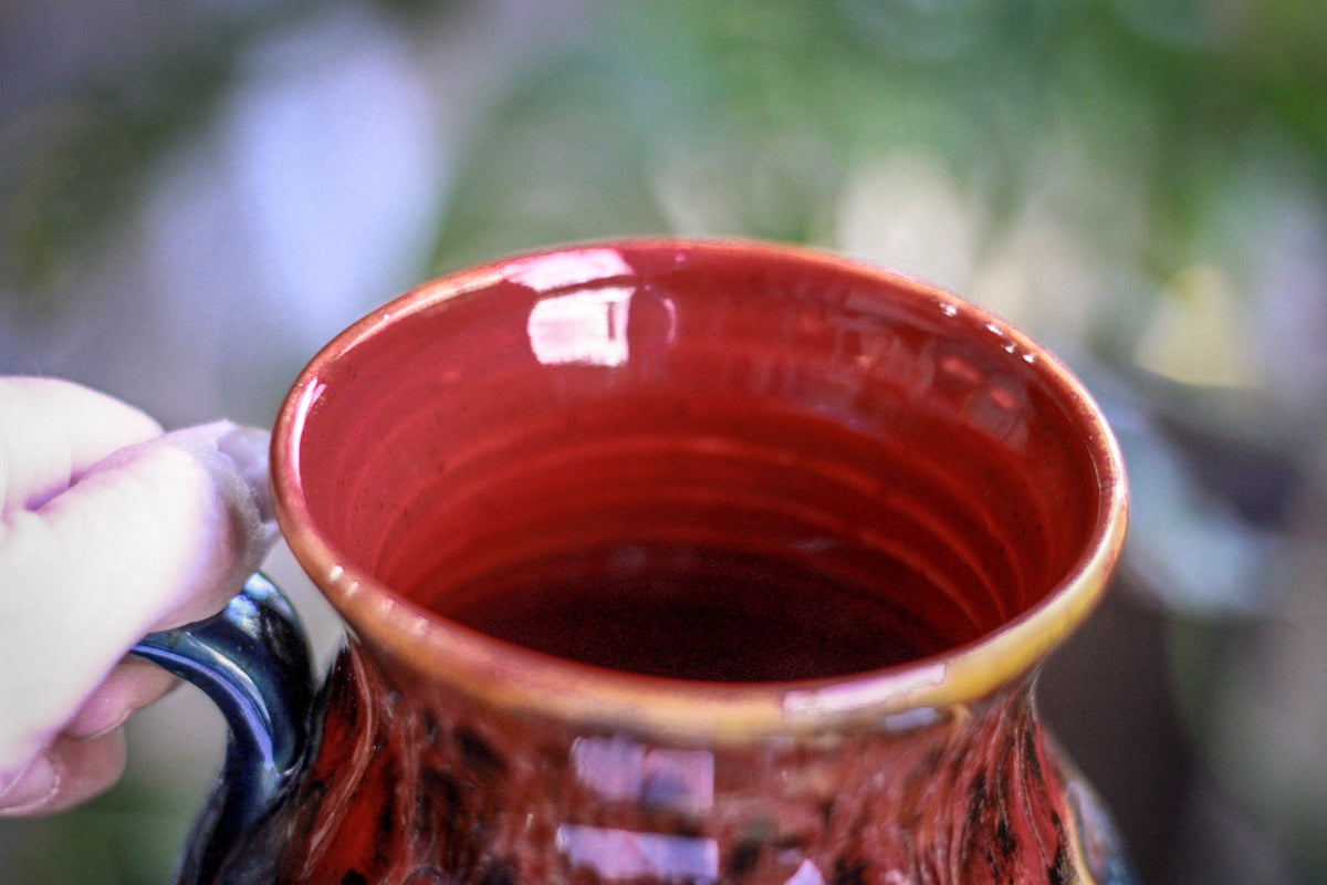13-A Molten New Earth Flared Mug - TOP SHELF, 25 oz.