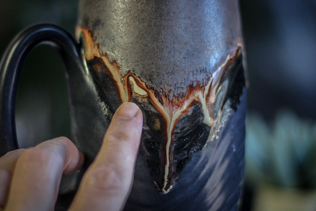 14-D Copper Agate Variation Textured Mug - ODDBALL, 19 oz. - 15% off