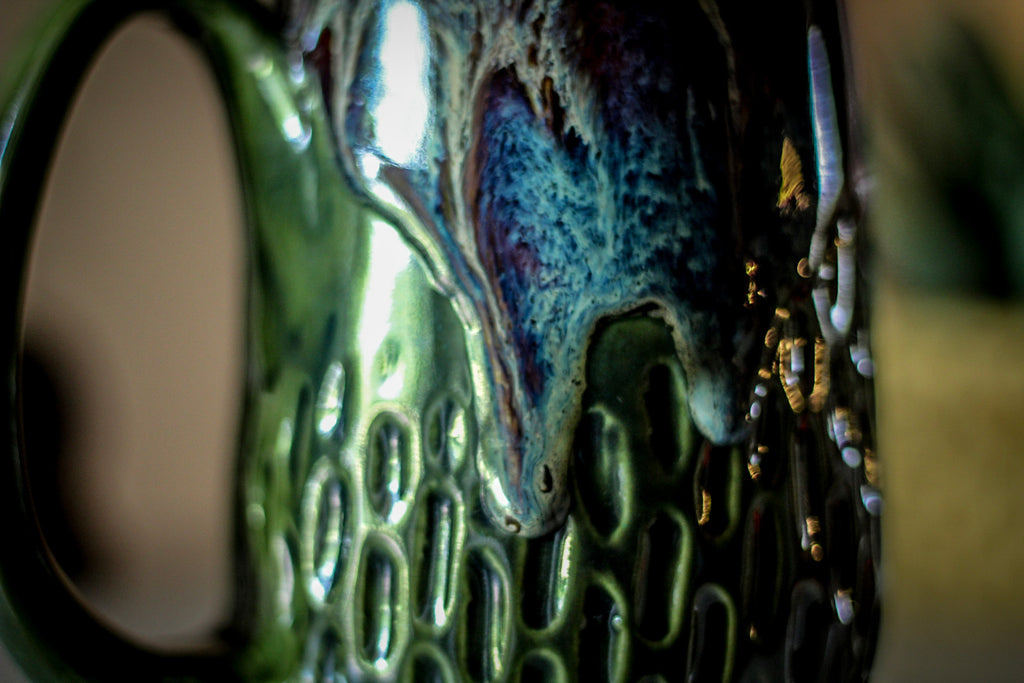 17-D EXPERIMENT Textured Mug - TOP SHELF MISFIT, 23 oz.