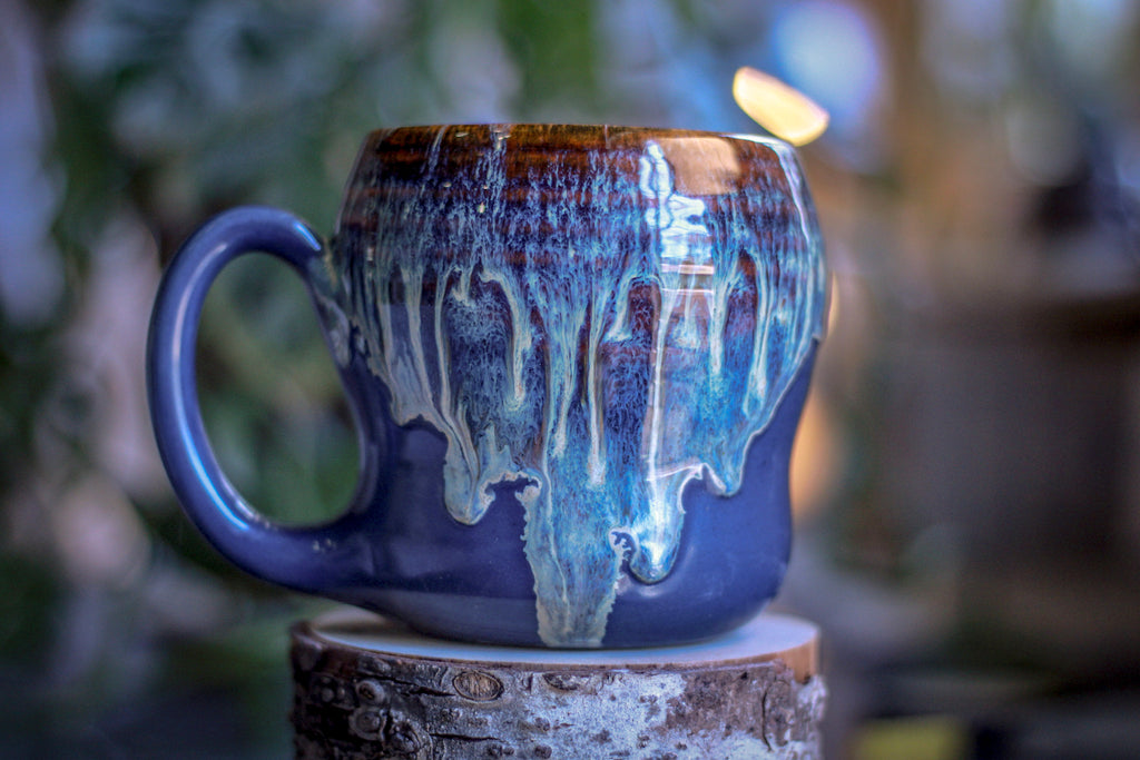 14-D New Wave Notched Textured Mug - MINOR MISFIT, 19 oz. - 10% off