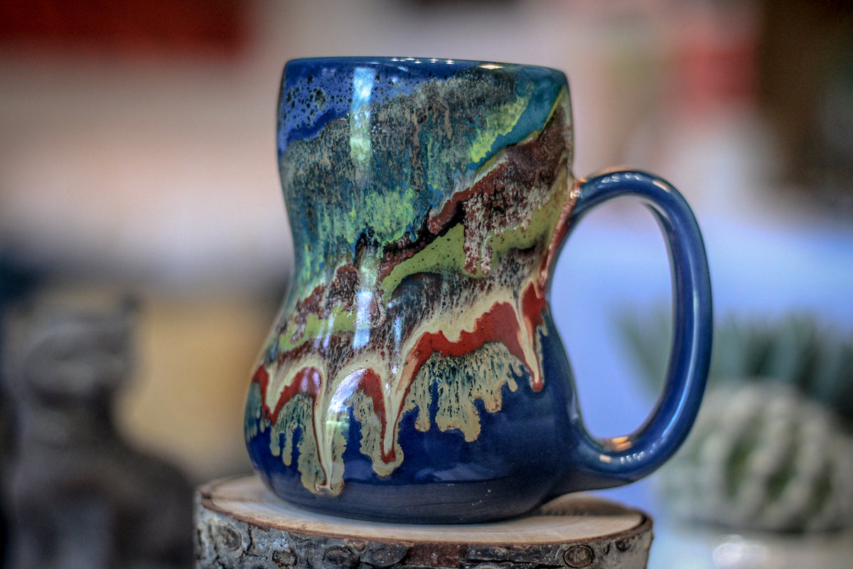 15-B Deep Sea Grotto Gourd Mug, 15 oz.