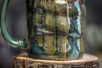 15-E Spanish Moss Variation Textured Stein Mug, 14 oz.