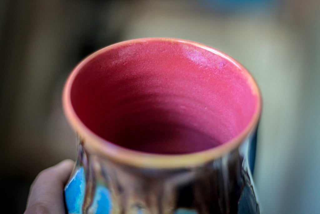 17-G EXPERIMENT Barely Flared Textured Mug, 17 oz.